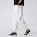Men's Cropped Linen Pants - Katachi Style