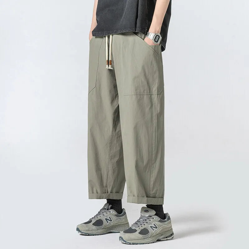Men's Oversized Cotton Pants with Kyoto Style-Outfit2Go