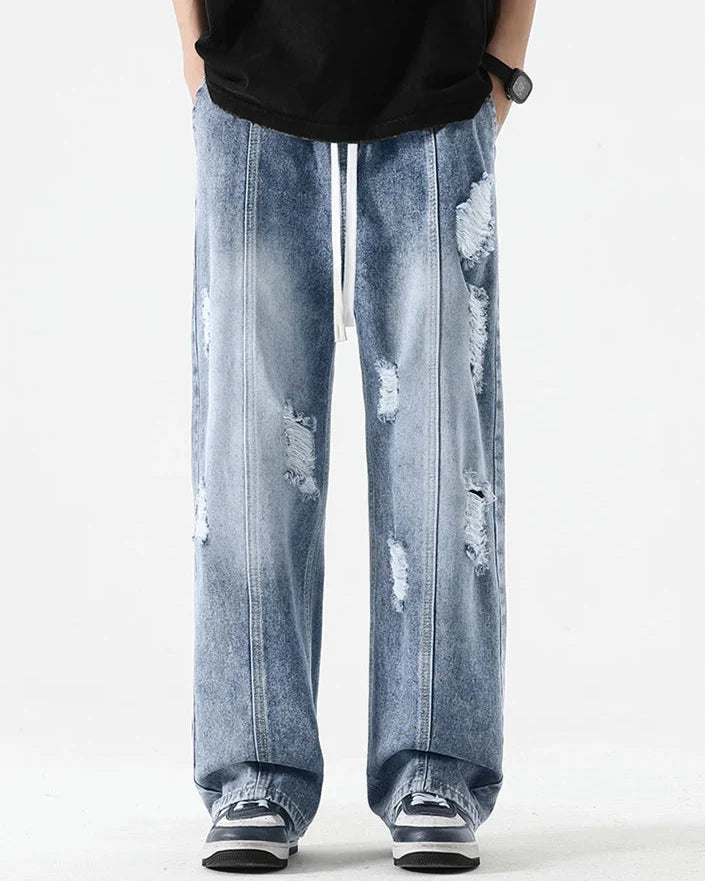 Men's Relaxed Fit Jeans with Comfortable Stretch-Outfit2Go