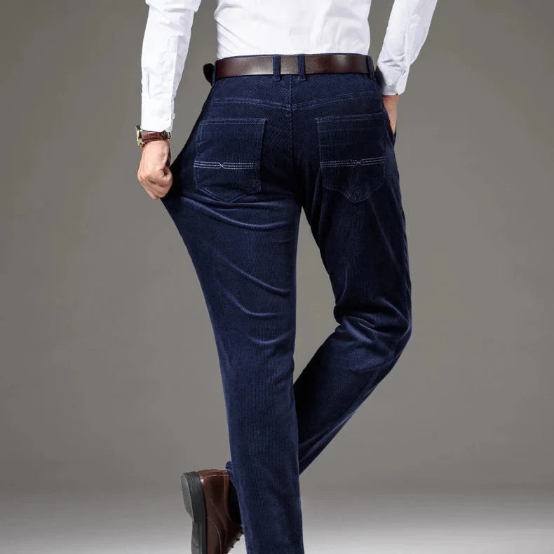 Men's Corduroy Pants Slim Fit Soft Fabric-Outfit2Go