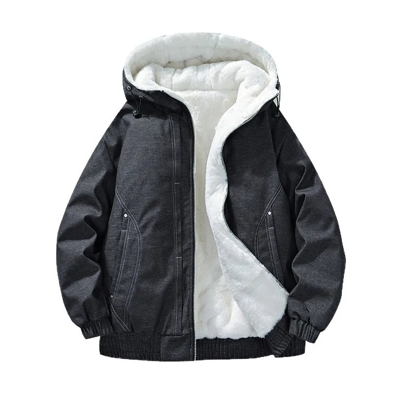 Men's Fleece-Lined Hooded Jacket-Outfit2Go