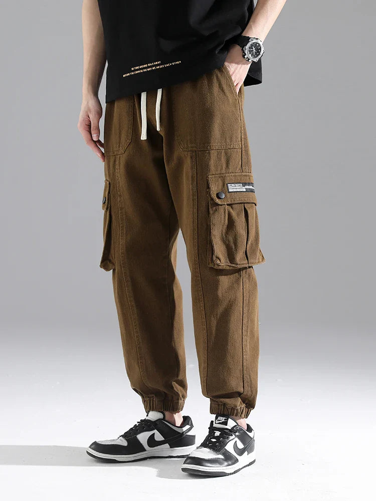 Men's Cargo Joggers Slim Fit Versatile Pockets-Outfit2Go