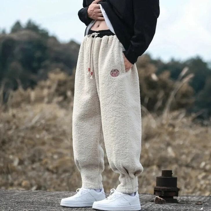 Men's Sherpa Sweatpants – Ultimate Comfort and Warmth.-Outfit2Go