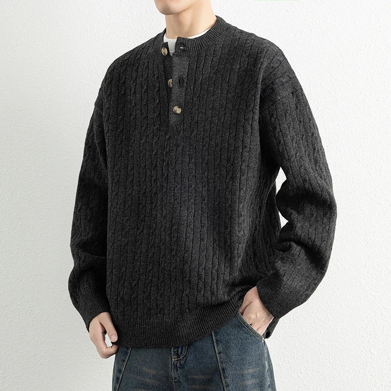 Men's Cozy Knit Sweater-Outfit2Go