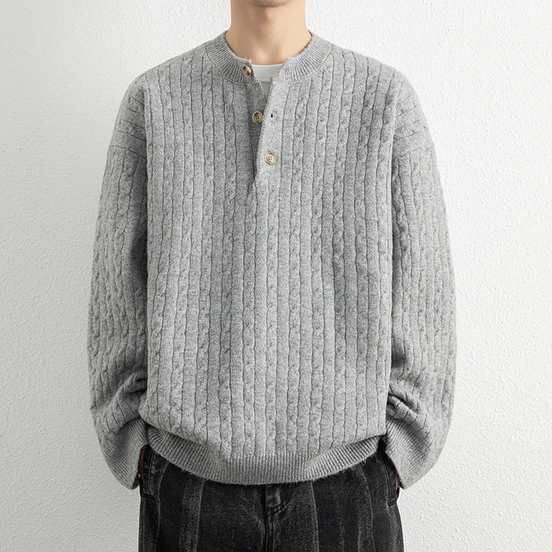 Men's Cozy Knit Sweater-Outfit2Go