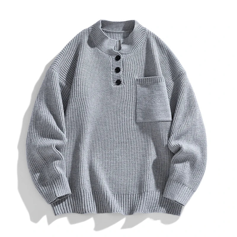 Men's Merino Knit Sweater - Harbor Style-Outfit2Go