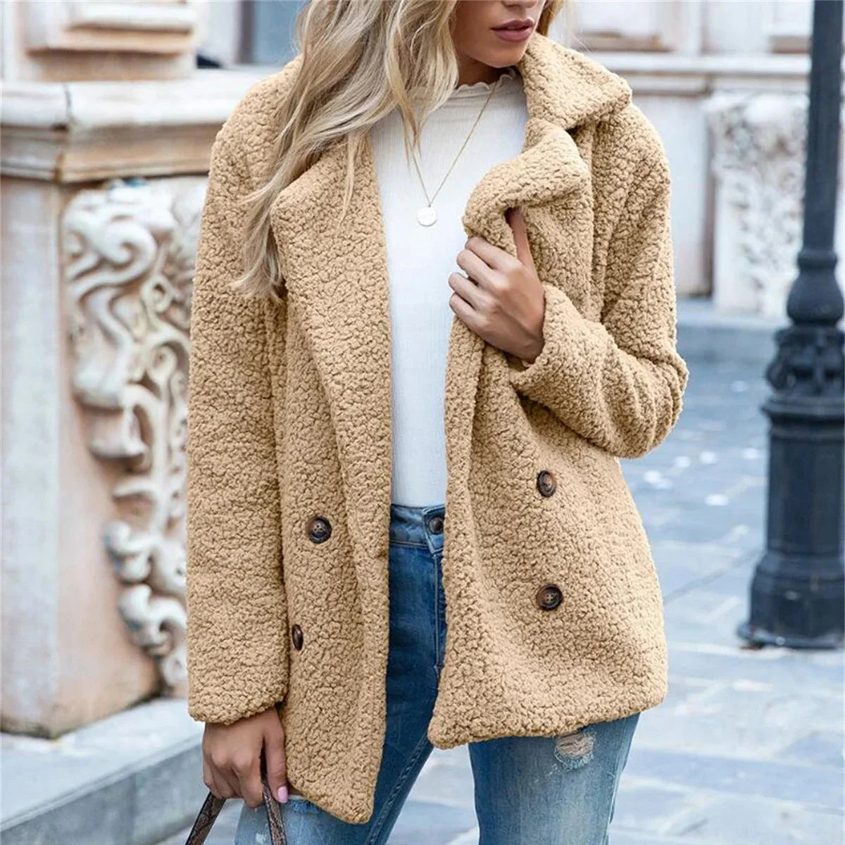 Women's Fleece Coat - Preston Taylor-Outfit2Go