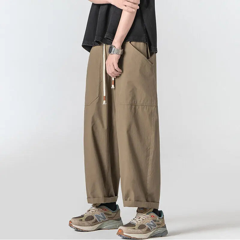Men's Oversized Cotton Pants with Kyoto Style-Outfit2Go