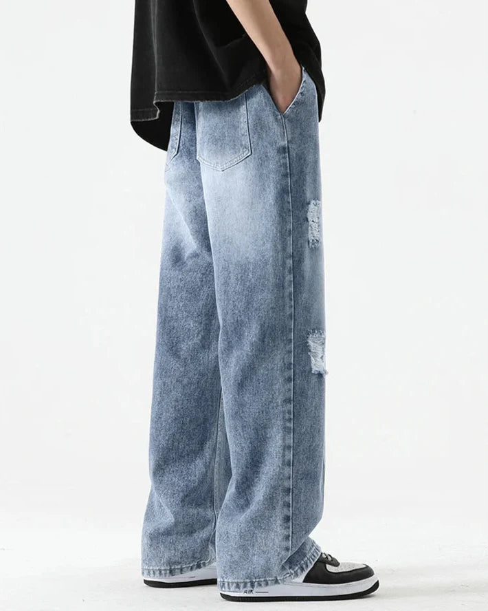 Men's Relaxed Fit Jeans with Comfortable Stretch-Outfit2Go