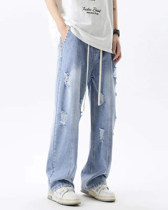 Men's Relaxed Fit Jeans with Comfortable Stretch-Outfit2Go