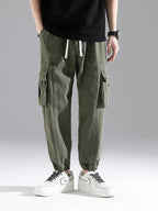 Men's Cargo Joggers Slim Fit Versatile Pockets-Outfit2Go