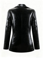 Women's Leather Blazer-Outfit2Go