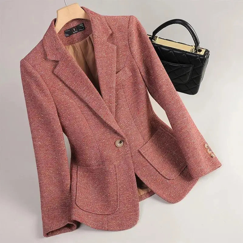 Womens's Structured Blazer - Elara Style-Outfit2Go