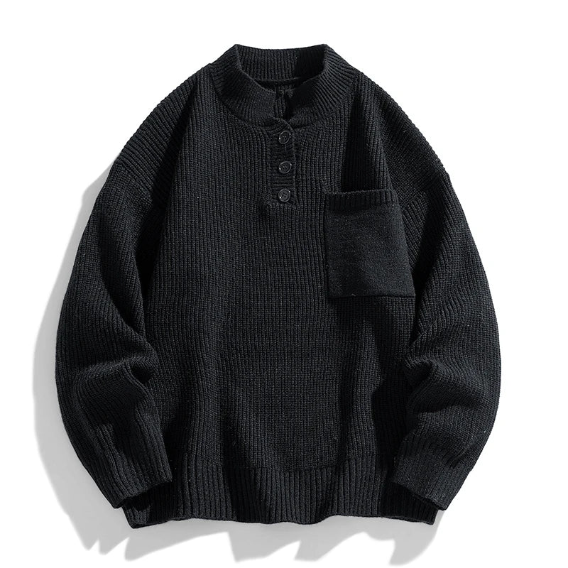 Men's Merino Knit Sweater - Harbor Style-Outfit2Go