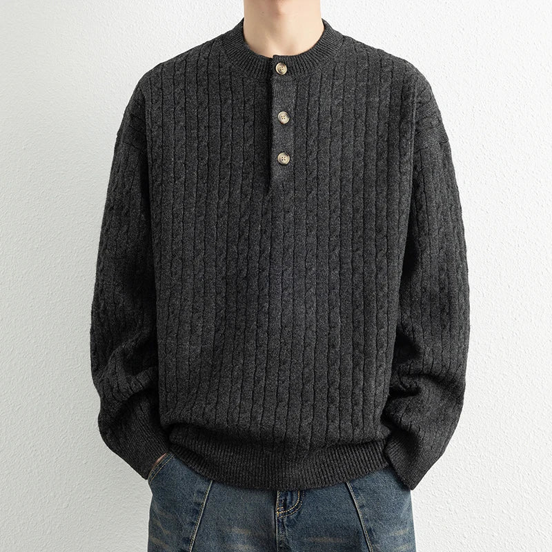 Men's Cozy Knit Sweater-Outfit2Go