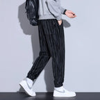 Men's Checkered Corduroy Pants with Vault Design-Outfit2Go