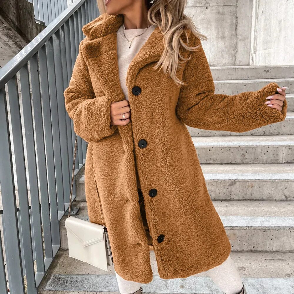 Women's Vello Overcoat - Stylish and Elegant Design-Outfit2Go