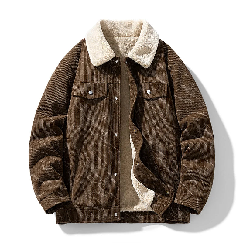 Men's Corduroy Sherpa Jacket-Outfit2Go