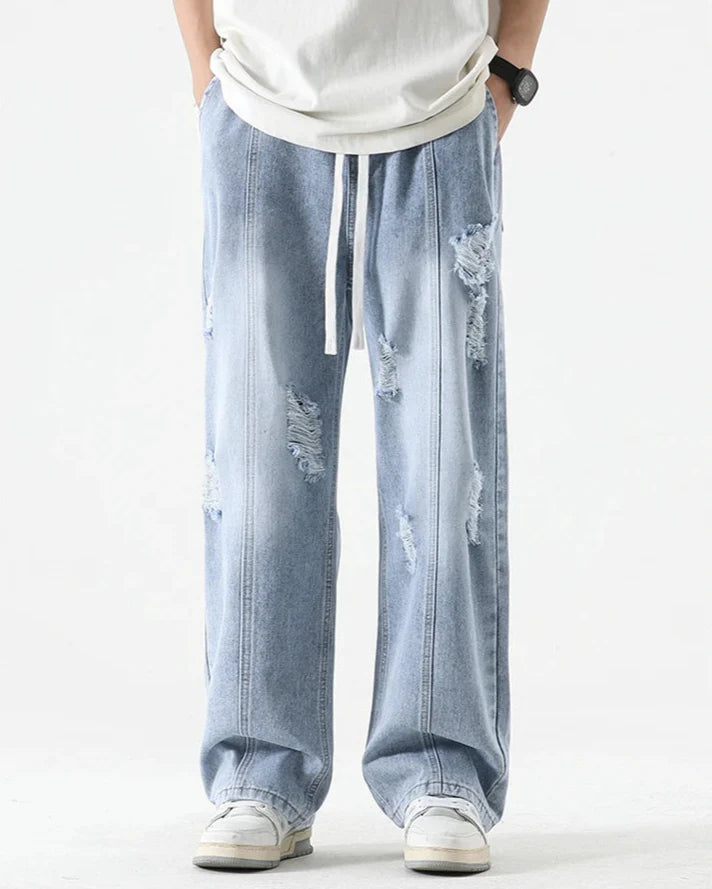 Men's Relaxed Fit Jeans with Comfortable Stretch-Outfit2Go