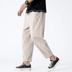 Men's Cropped Linen Pants - Katachi Style