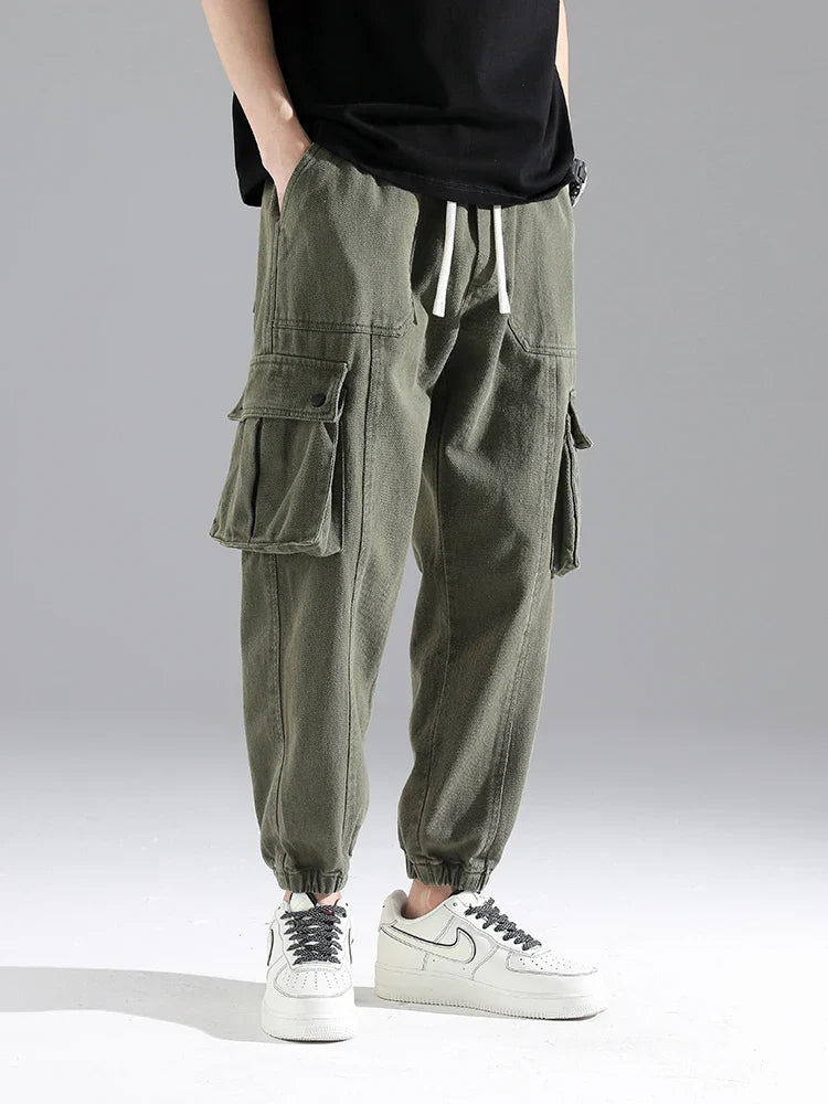 Men's Cargo Joggers Slim Fit Versatile Pockets-Outfit2Go