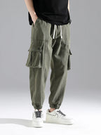 Men's Cargo Joggers Slim Fit Versatile Pockets-Outfit2Go