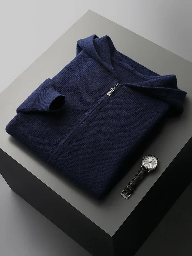 Men's Merino Wool Blend Hoodie-Outfit2Go