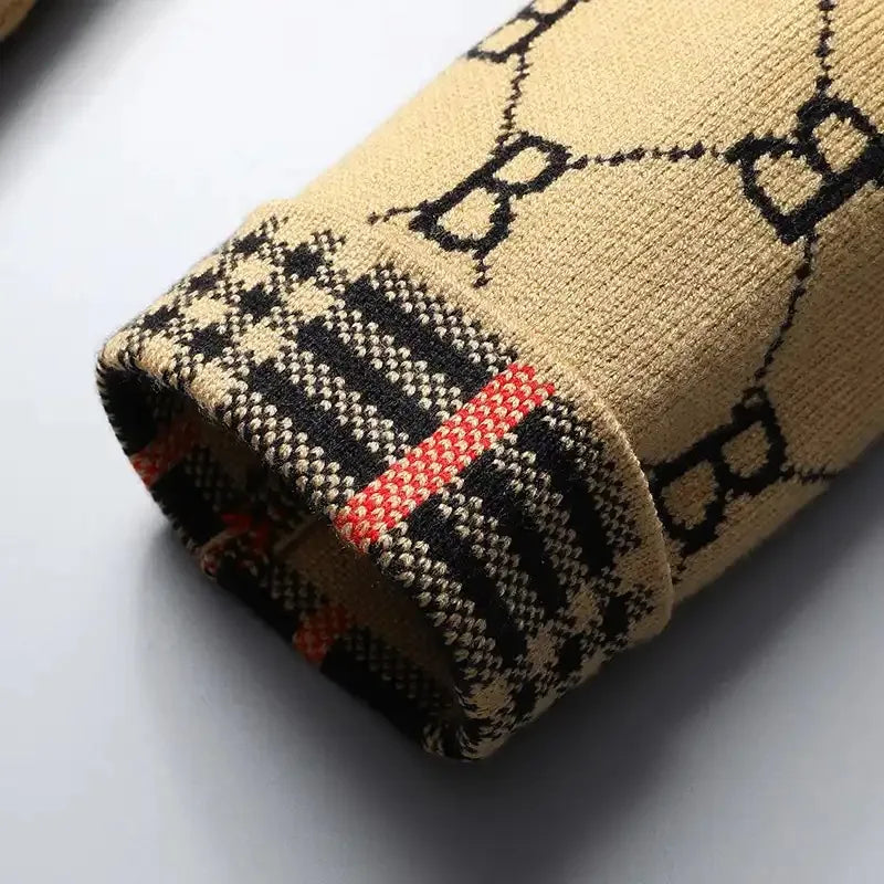 Men's Jacquard Cardigan - Belmont Style-Outfit2Go