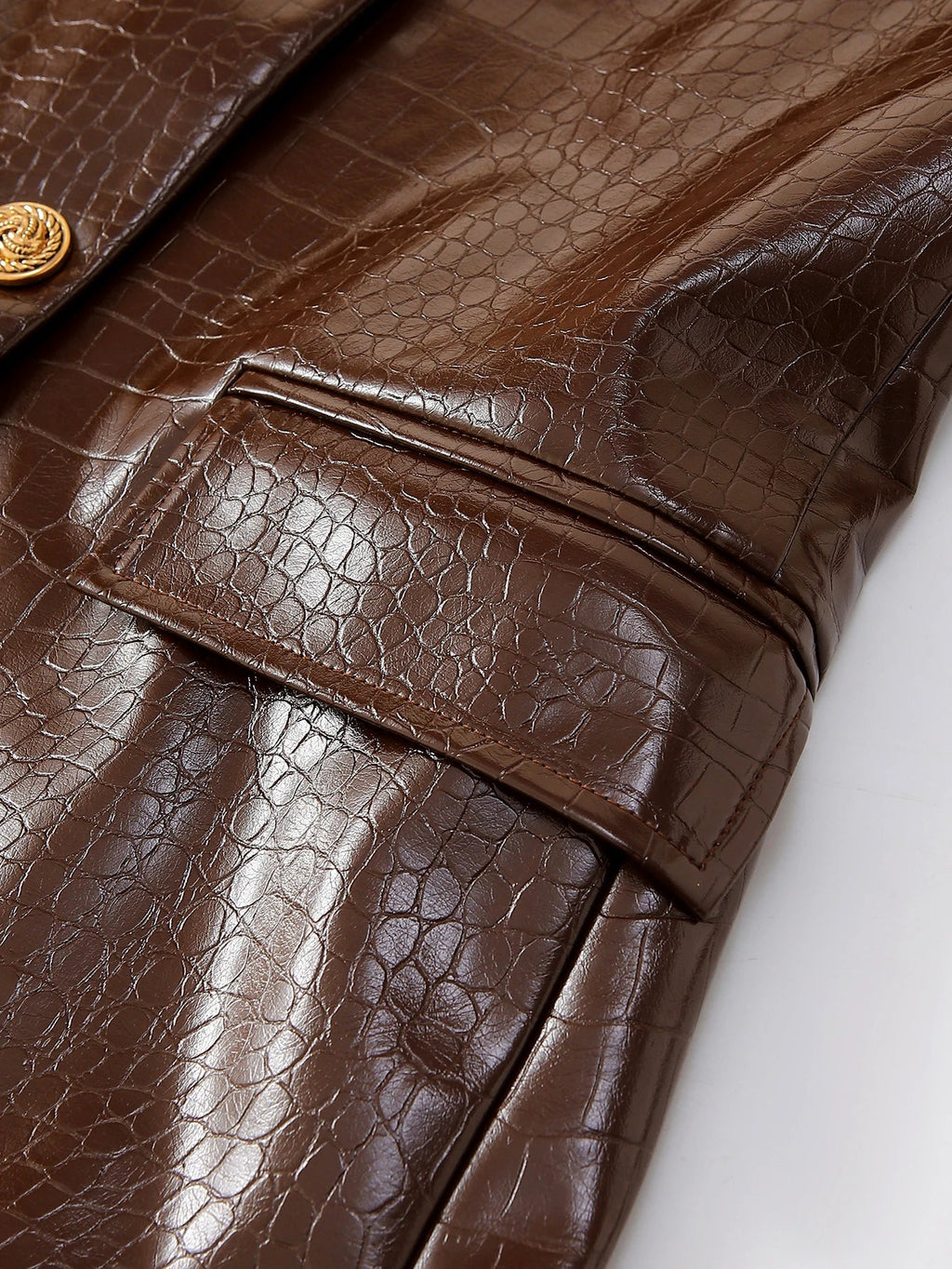 Women's Leather Blazer-Outfit2Go