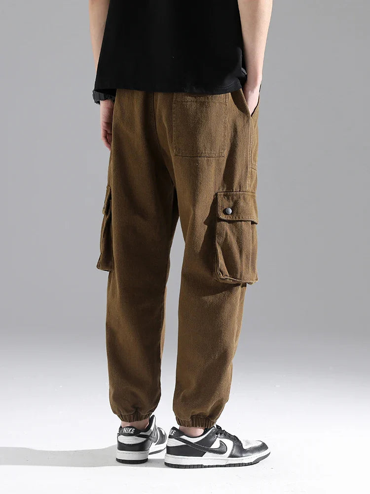Men's Cargo Joggers Slim Fit Versatile Pockets-Outfit2Go