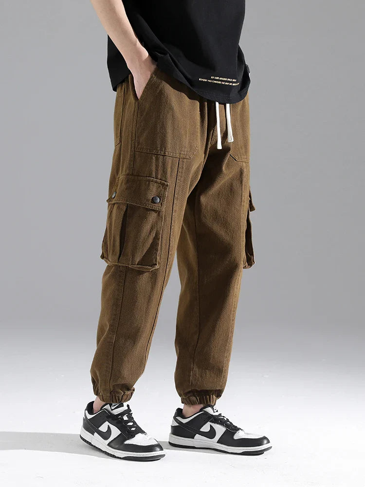 Men's Cargo Joggers Slim Fit Versatile Pockets-Outfit2Go