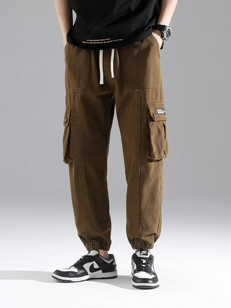 Men's Cargo Joggers Slim Fit Versatile Pockets-Outfit2Go