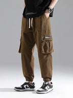 Men's Cargo Joggers Slim Fit Versatile Pockets-Outfit2Go
