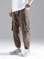 Men's Cargo Joggers Slim Fit Versatile Pockets-Outfit2Go
