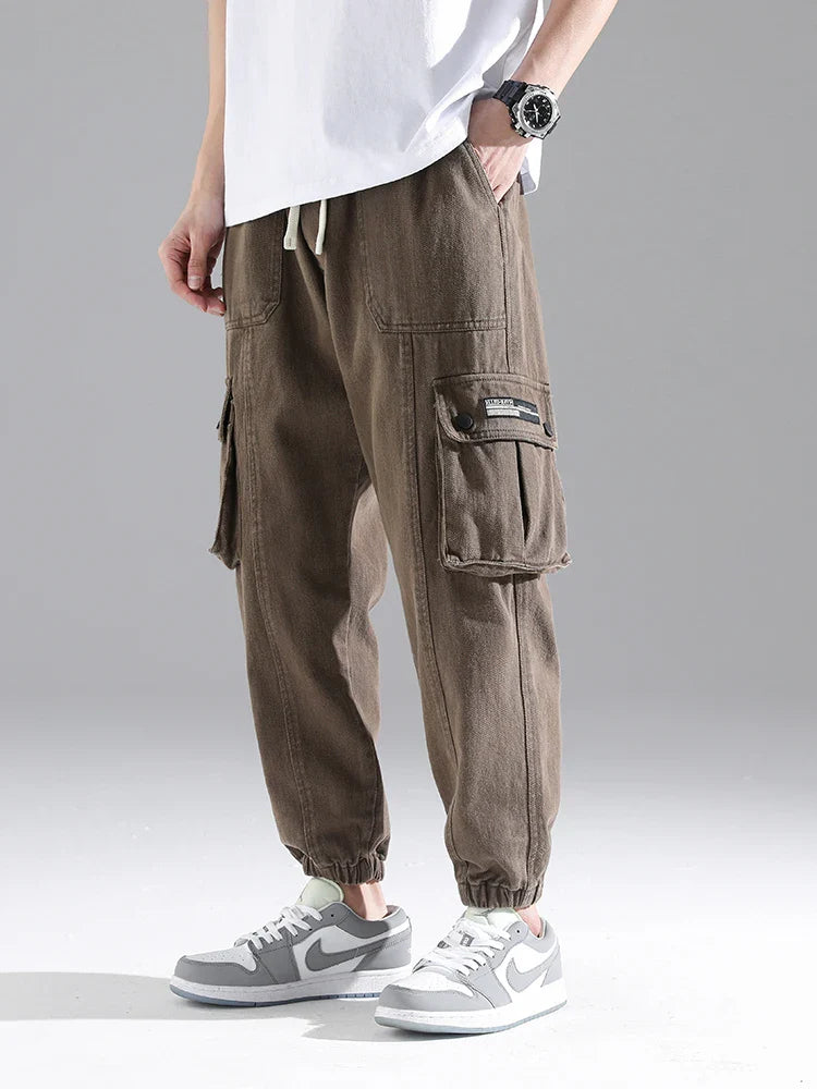 Men's Cargo Joggers Slim Fit Versatile Pockets-Outfit2Go