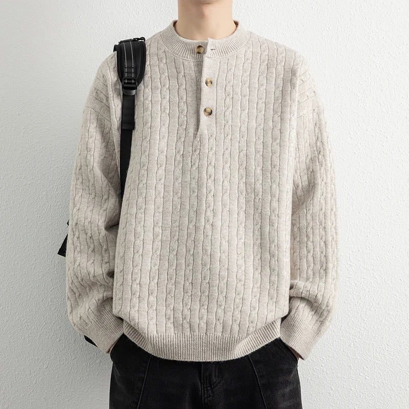 Men's Cozy Knit Sweater-Outfit2Go