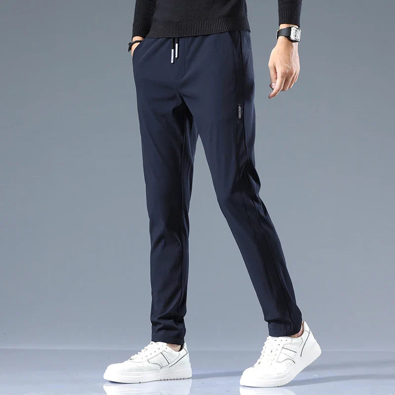 Men's Athletic Fit Trackline Pants with Moisture-Wicking Fabric-Outfit2Go