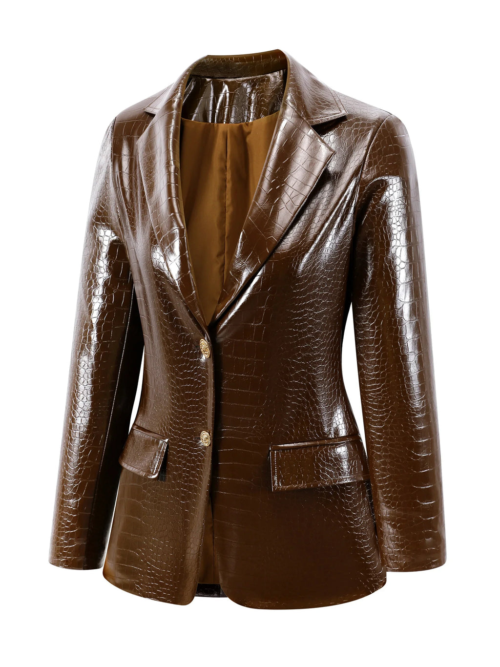 Women's Leather Blazer-Outfit2Go