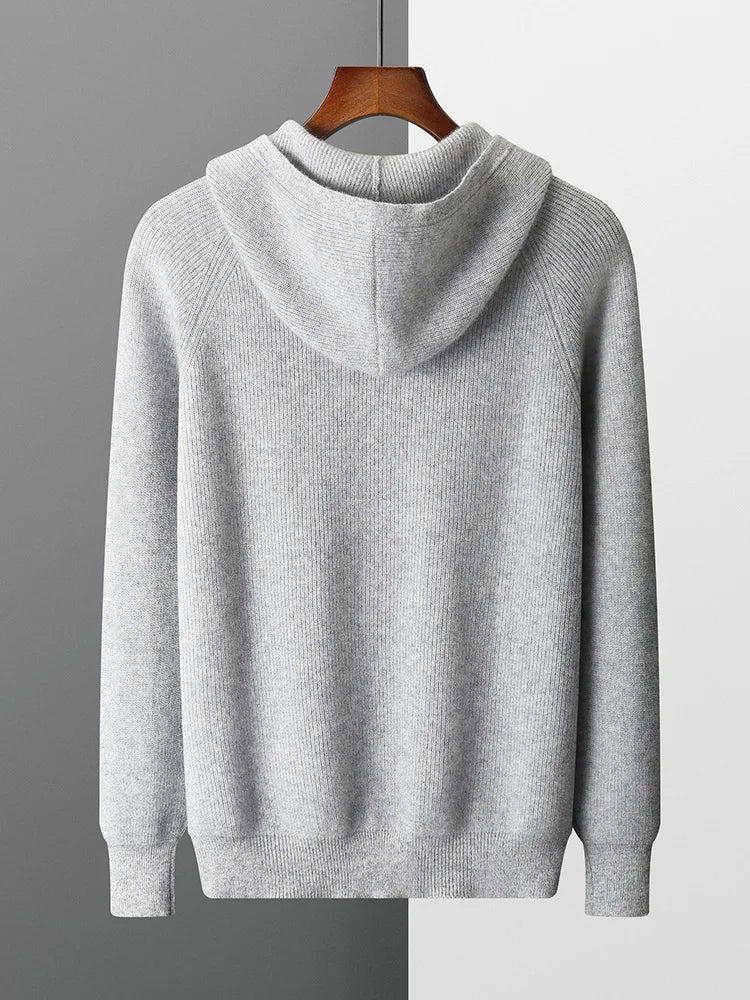 Men's Merino Wool Blend Hoodie-Outfit2Go