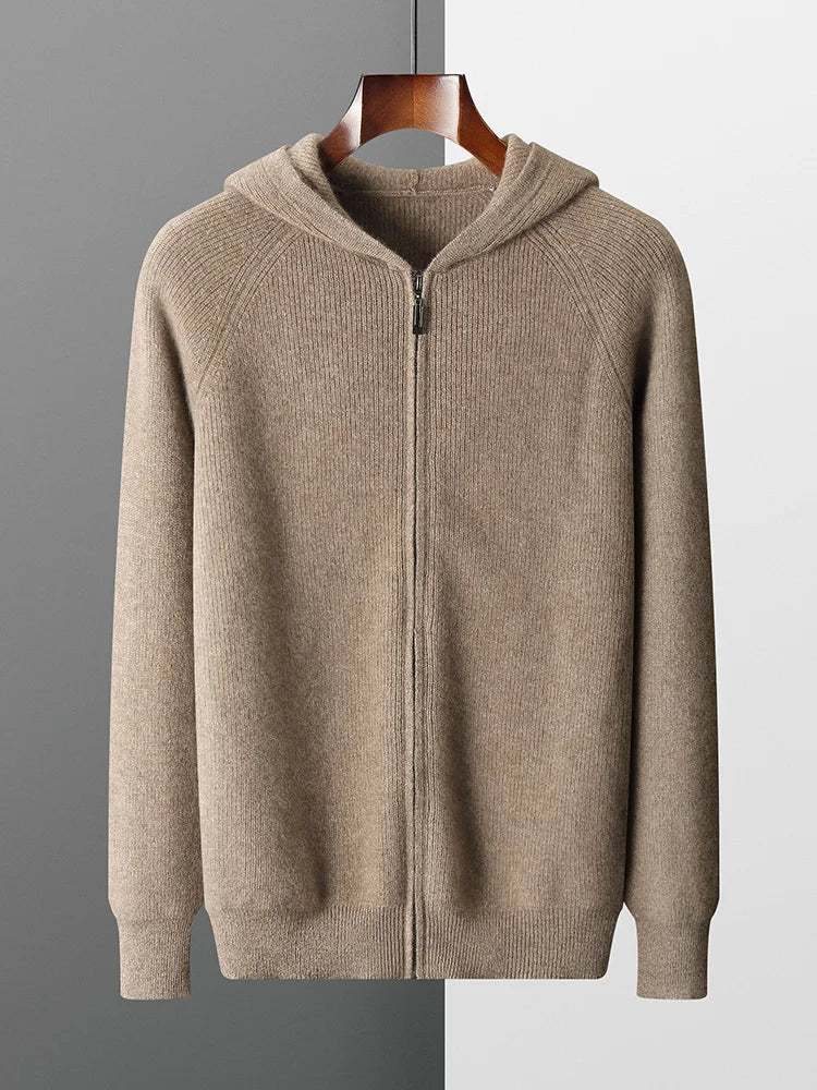 Men's Merino Wool Blend Hoodie-Outfit2Go