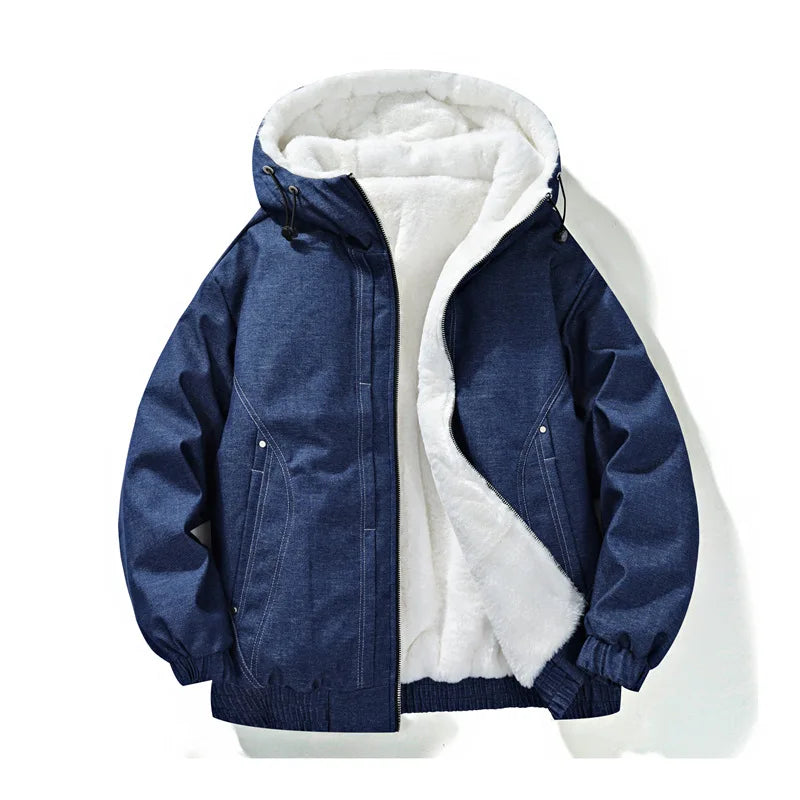 Men's Fleece-Lined Hooded Jacket-Outfit2Go