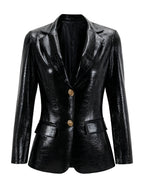 Women's Leather Blazer-Outfit2Go