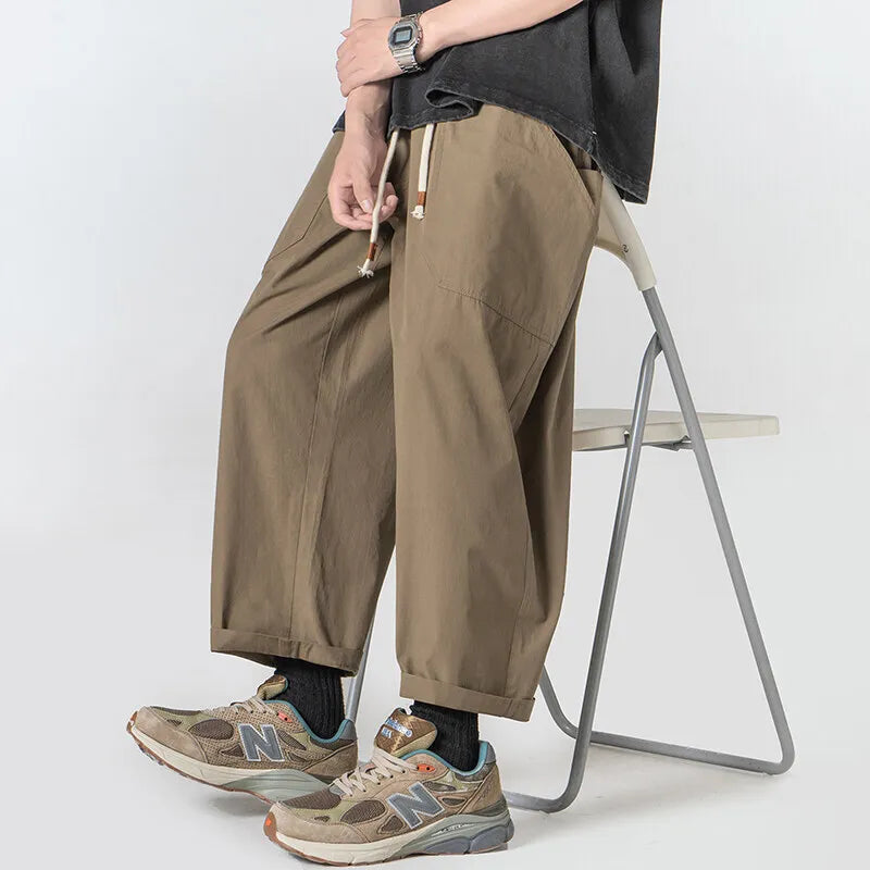 Men's Oversized Cotton Pants with Kyoto Style-Outfit2Go