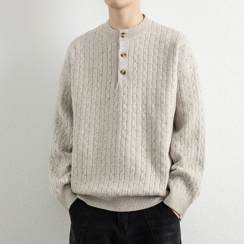 Men's Cozy Knit Sweater-Outfit2Go