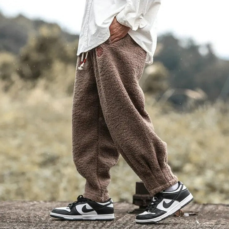 Men's Sherpa Sweatpants – Ultimate Comfort and Warmth.-Outfit2Go