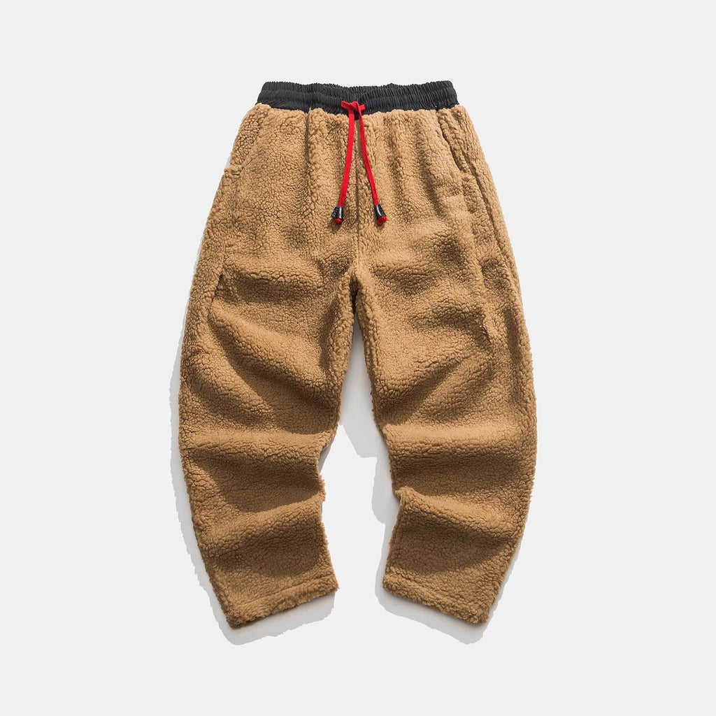Men's Lambswool Sweatpants - Cozy and Stylish