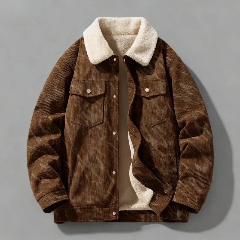 Men's Corduroy Sherpa Jacket-Outfit2Go