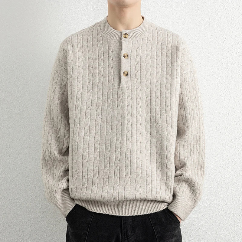 Men's Cozy Knit Sweater-Outfit2Go
