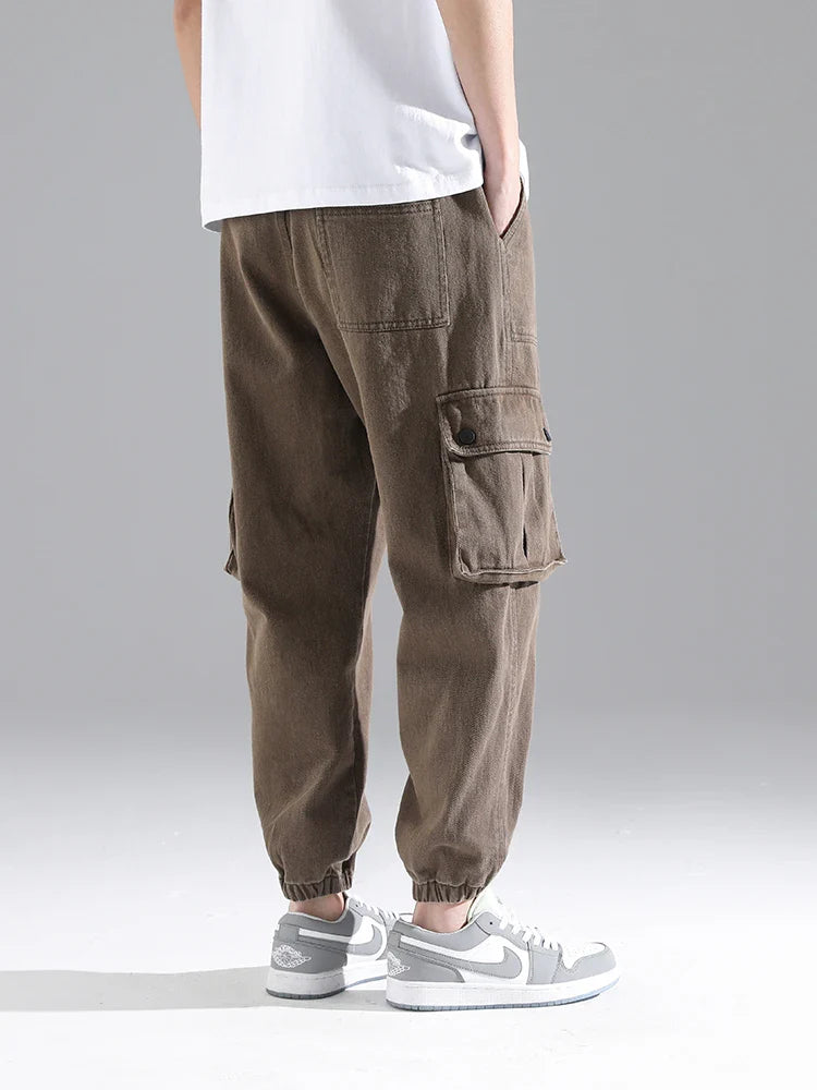 Men's Cargo Joggers Slim Fit Versatile Pockets-Outfit2Go