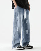 Men's Relaxed Fit Jeans with Comfortable Stretch-Outfit2Go